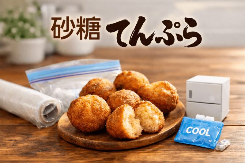 手作りサーターアンダギーの日持ち｜常温は？冷凍では？失敗しない保存方法