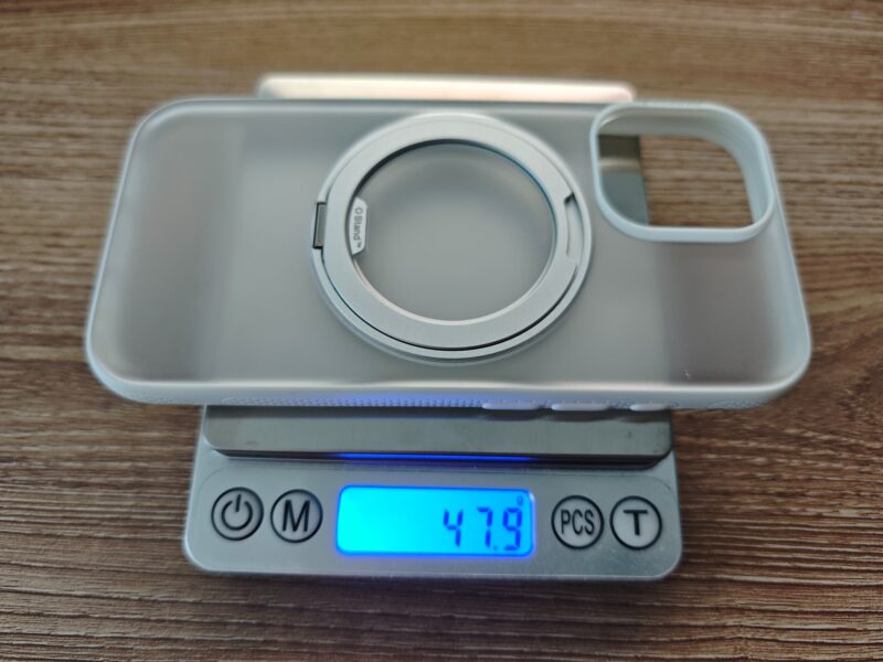 TORRAS iPhone17ケース
Ostand O3 Fitnessの重量測定画像