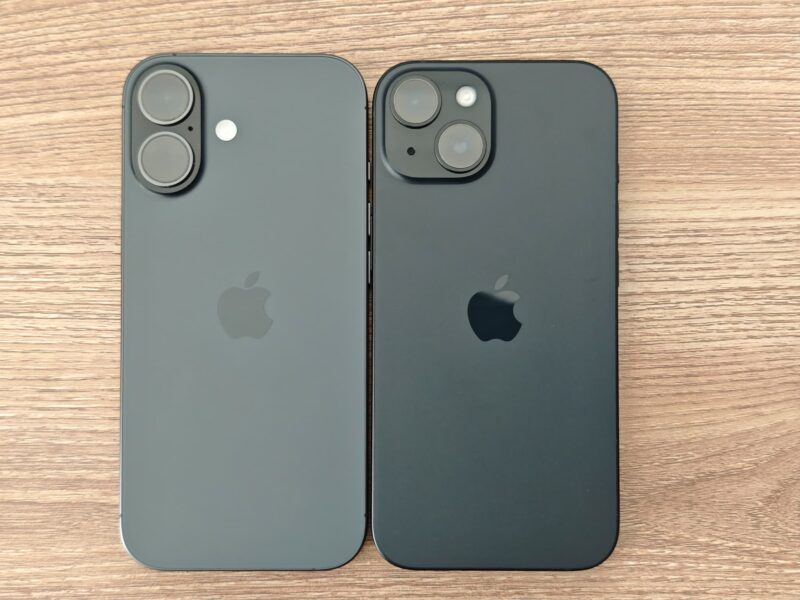 iPhone17とiPhone 15の画像