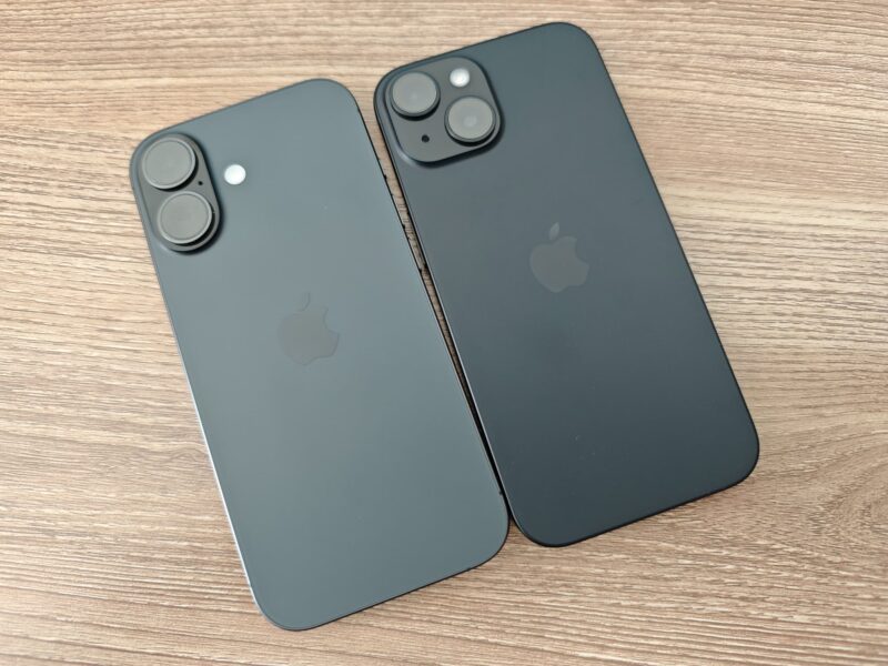 iPhone17とiPhone15の画像