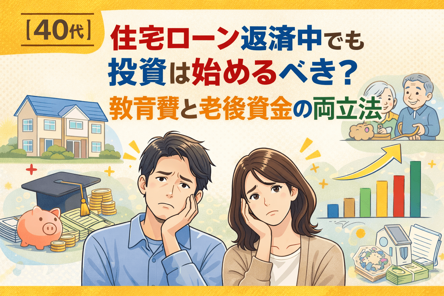 住宅ローン返済中でも投資は始めるべき？