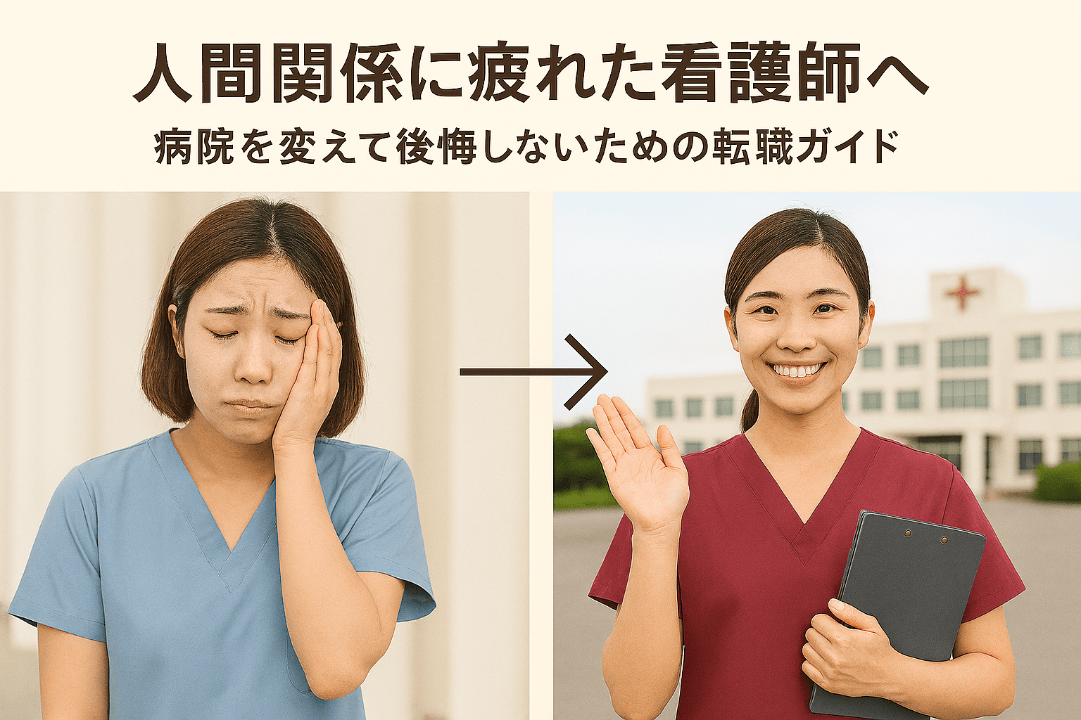 「人間関係に疲れた看護師へ｜病院を変えて後悔しないための転職ガイド