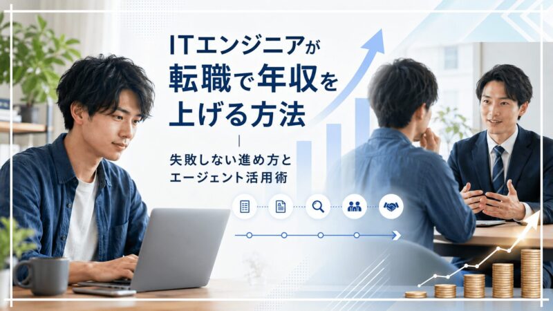 ITエンジニアが転職で年収を上げる方法｜失敗しない進め方とエージェント活用術