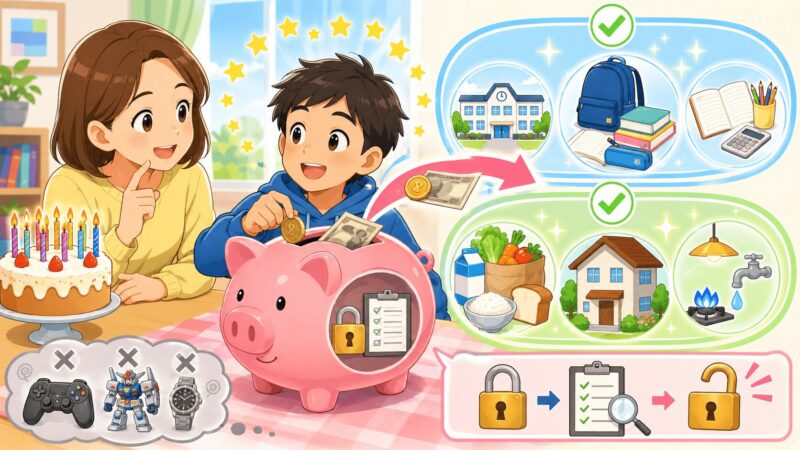 こどもNISA引き出しのルール|12歳以降・教育費や生活費が条件