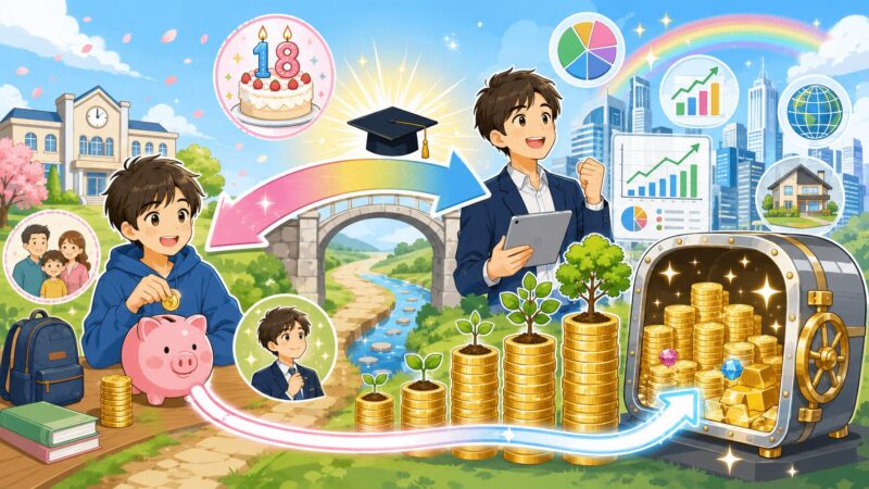 18歳以降はどうなる?成人NISAへの移行と1,800万円枠との関係
