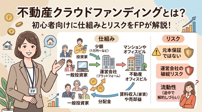不動産クラウドファンディングとは?初心者向けに仕組みとリスクをFPが解説