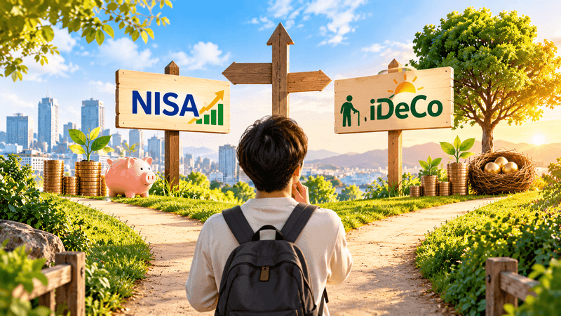 新NISAとiDeCo、分かれ道